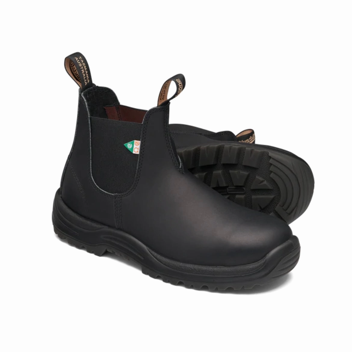 Blundstone 163 - Work & Safety Boot Black Breathable Interior Everyday Pair