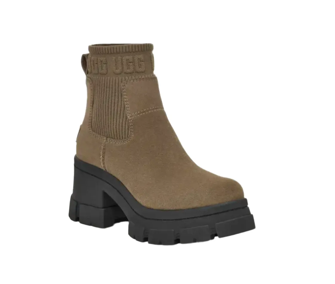 Block Heel BROOKLYN CHELSEA HICKORY