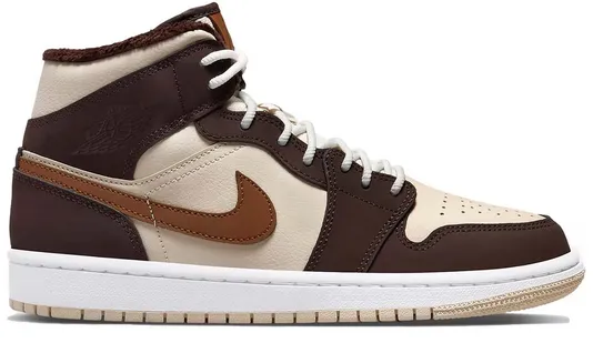 Dark Edge Jordan 1 Mid SE Brown Basalt Oatmeal (W)
