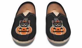 Pumpkin Cat Casual Shoes Firm Ground