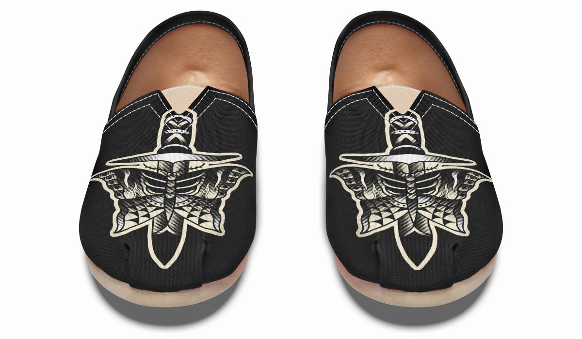 Butterfly Knife Casual Shoes Color Pop