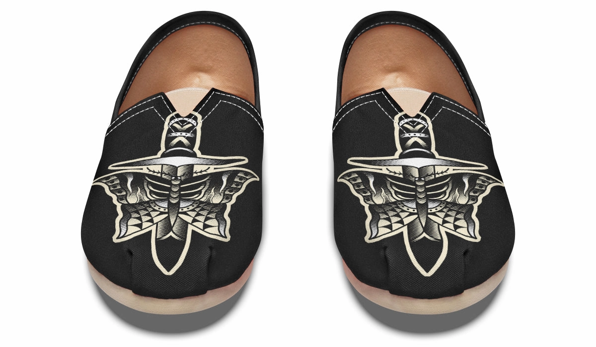 Butterfly Knife Casual Shoes Color Pop