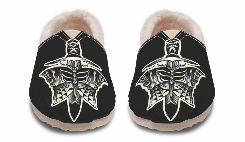 Butterfly Knife Winter Casual Shoes Low Top