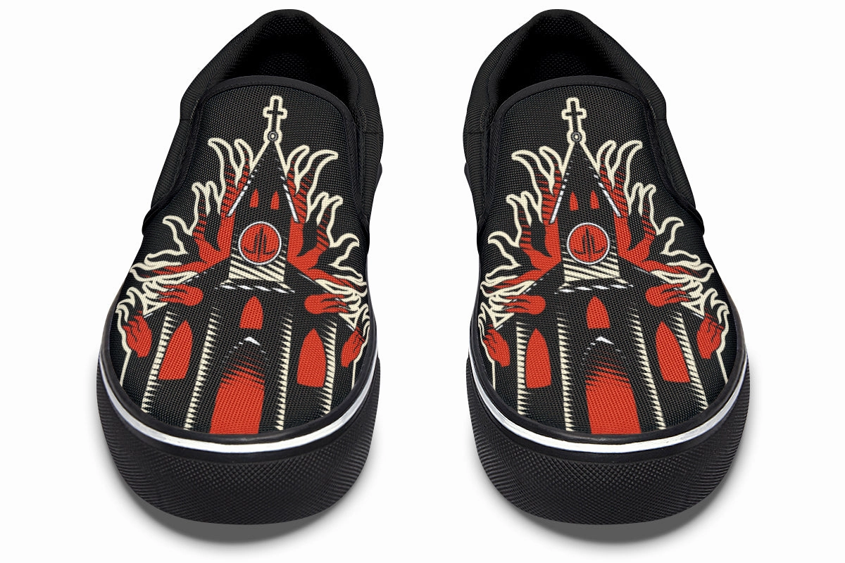 Mesh Cool Church Burners Slip On Shoes