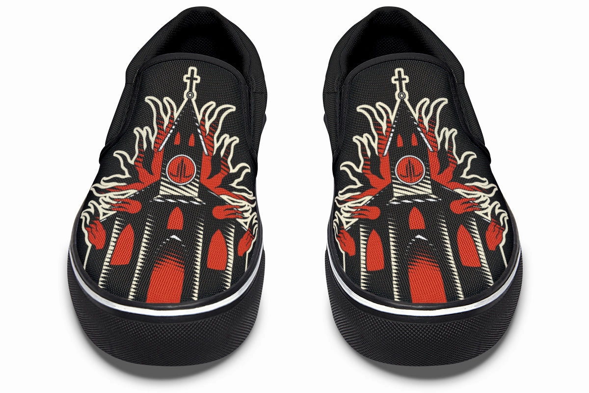 Mesh Cool Church Burners Slip On Shoes