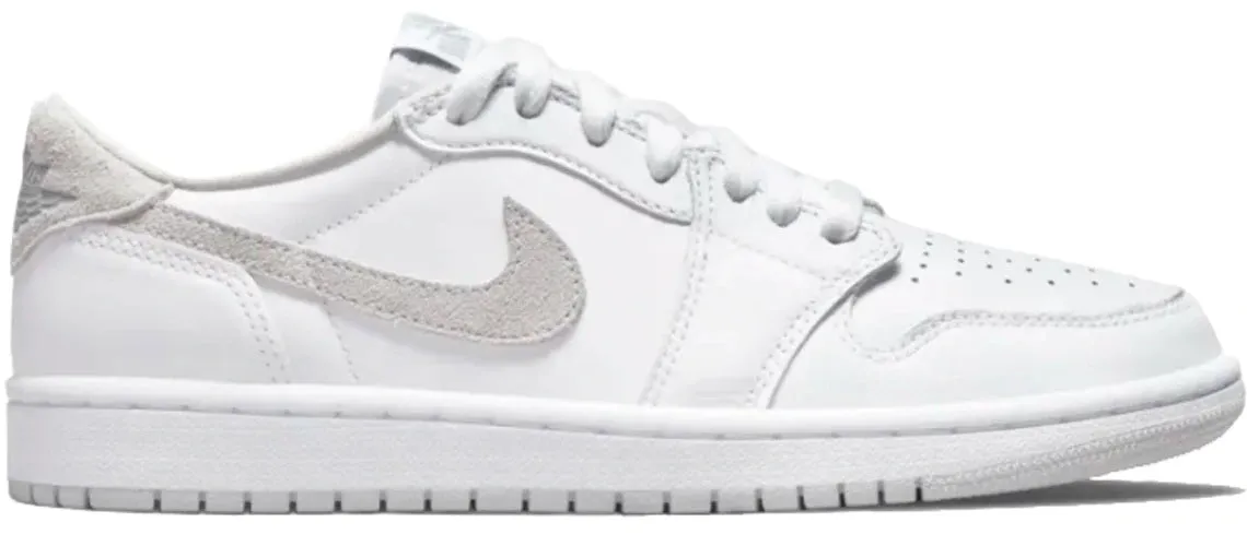 Jordan 1 Low OG Neutral Grey (2021) (W) Leather Touch Dance Floor