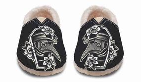 Plague Doctor Winter Casual Shoes Look Ready