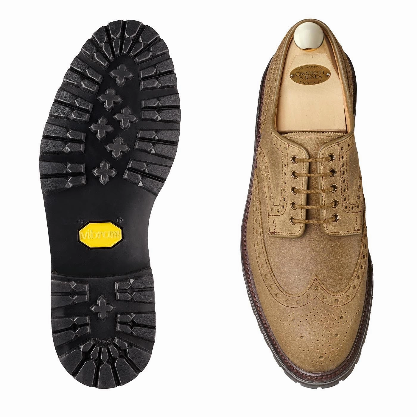 Cardigan 5 Natural Rough-Out Suede Taper Shape