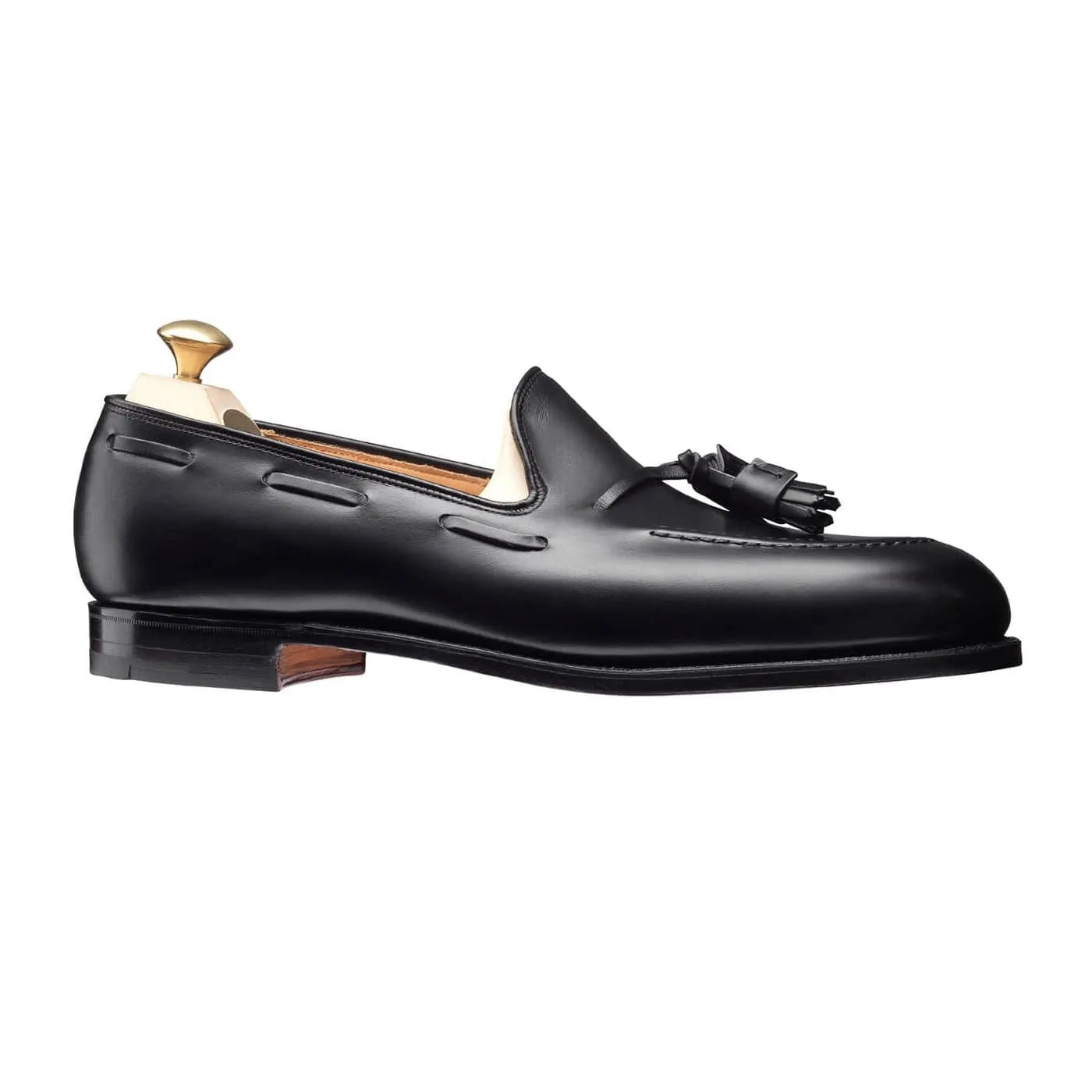 Cavendish Black Calf Elegant Shoes Travel Pair