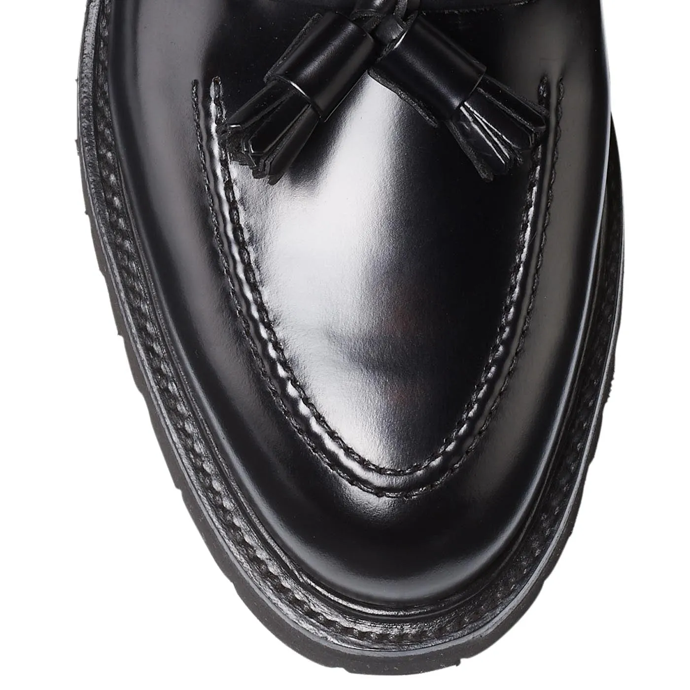 Opulent Fit Modern Design Cavendish Black Cavalry Calf