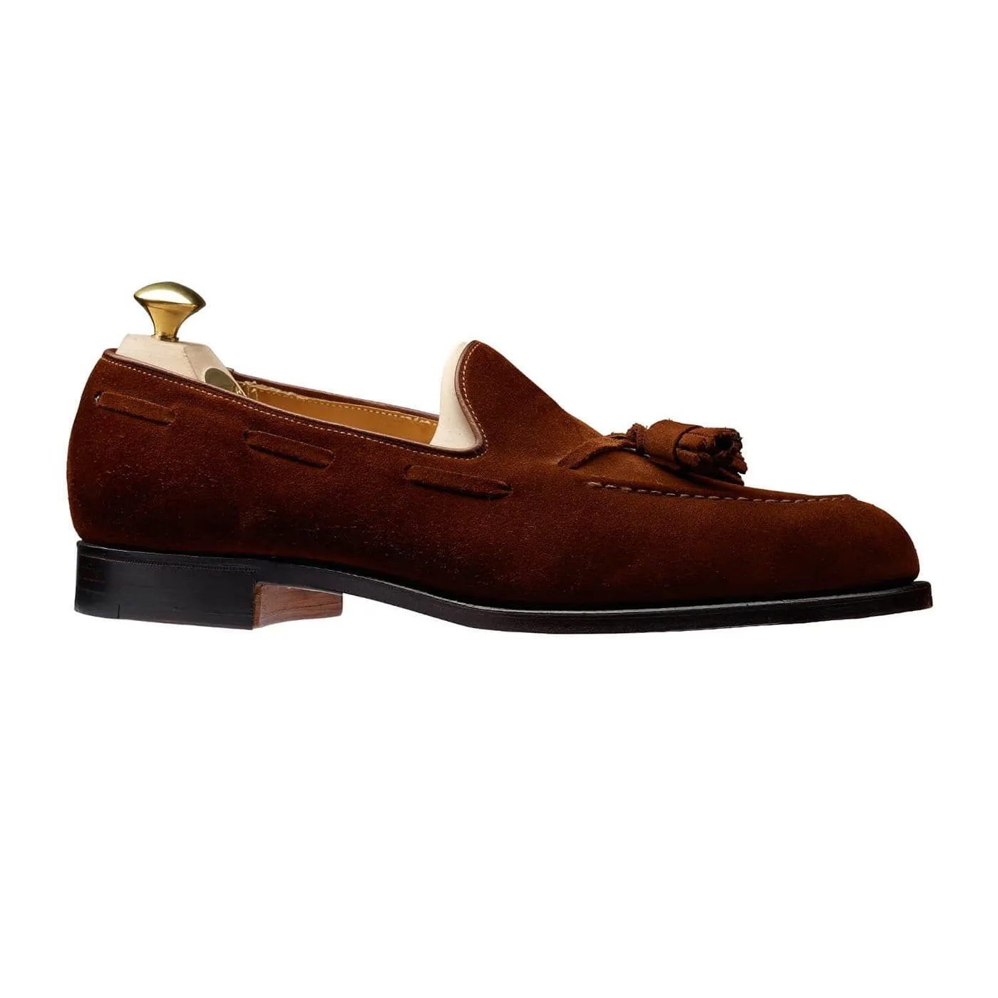 Cavendish Polo Brown Calf Suede Real Work french chic