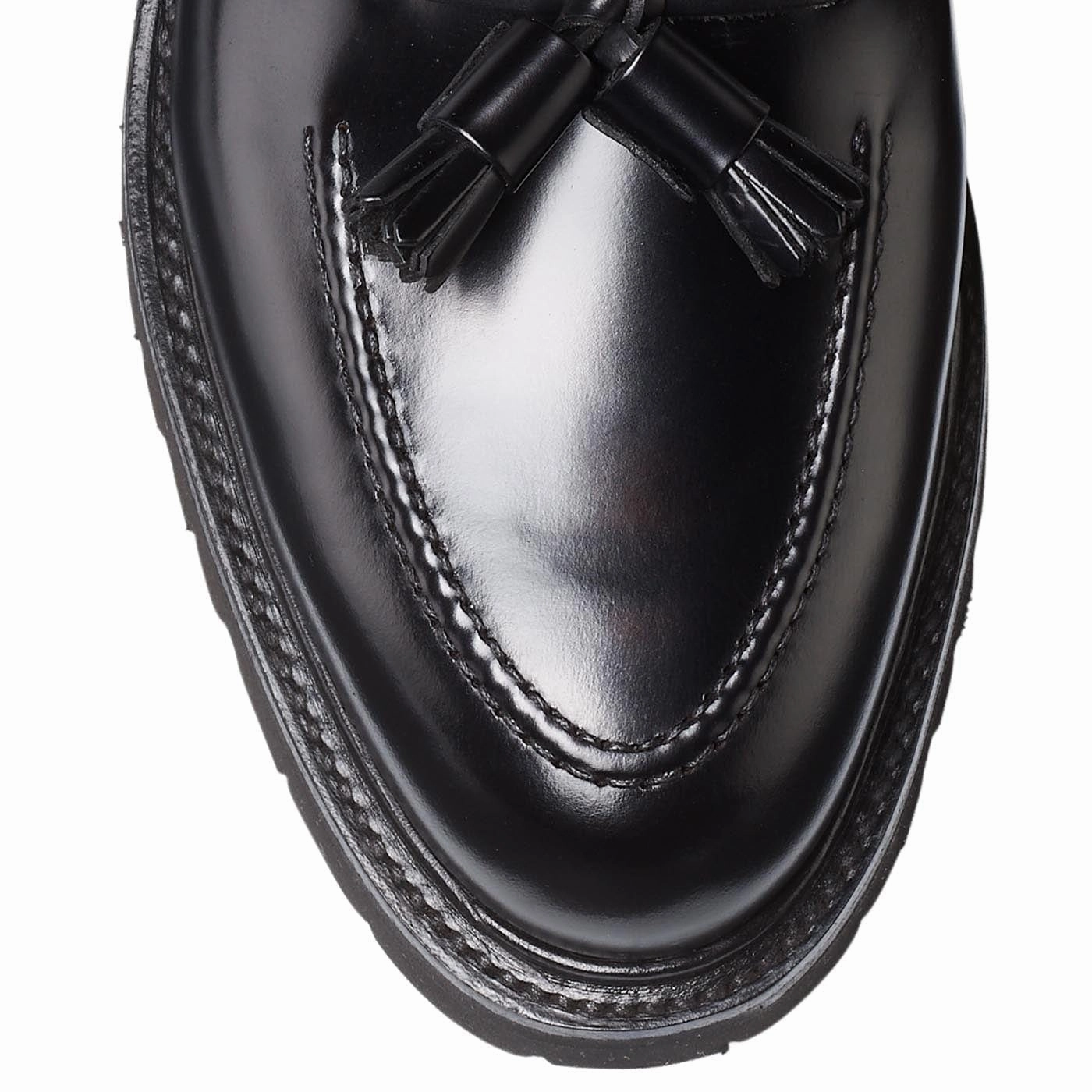 Opulent Fit Modern Design Cavendish Black Cavalry Calf