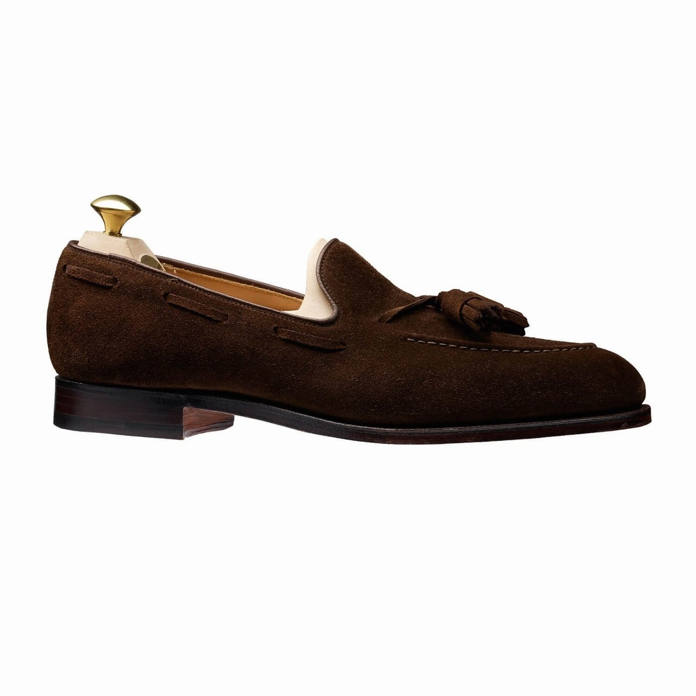 Trendy Appeal Cavendish Dark Brown Calf Suede