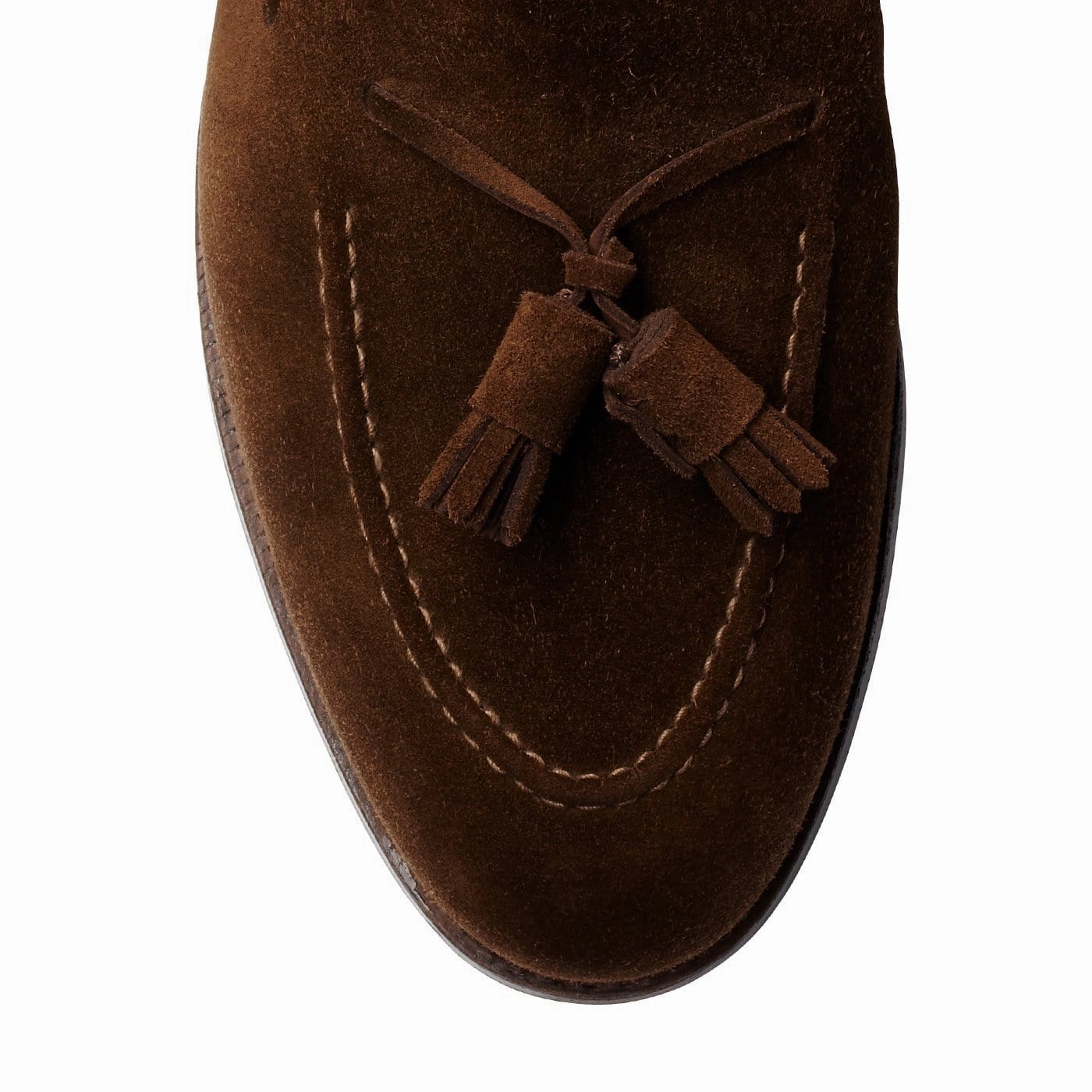 Sharp Cut Cavendish Dark Brown Calf Suede