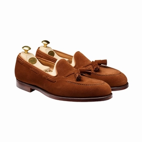Cavendish Polo Brown Calf Suede Chisel Cut