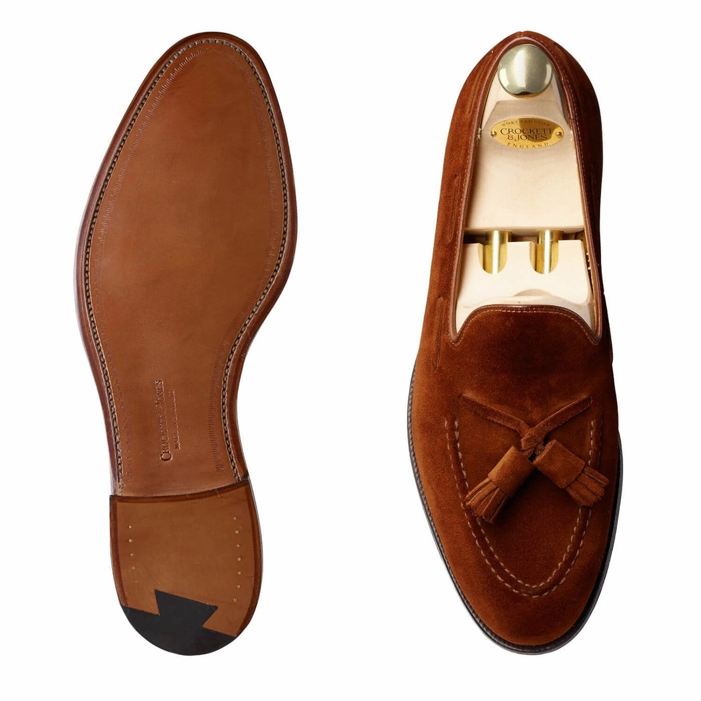 Cavendish Polo Brown Calf Suede Stylish Appearance