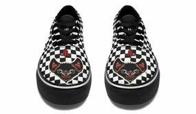 Checkered Bats V2 Classic Shoes Young Mood Craftsmanship