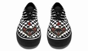 Checkered Bats V2 Classic Shoes Young Mood Craftsmanship