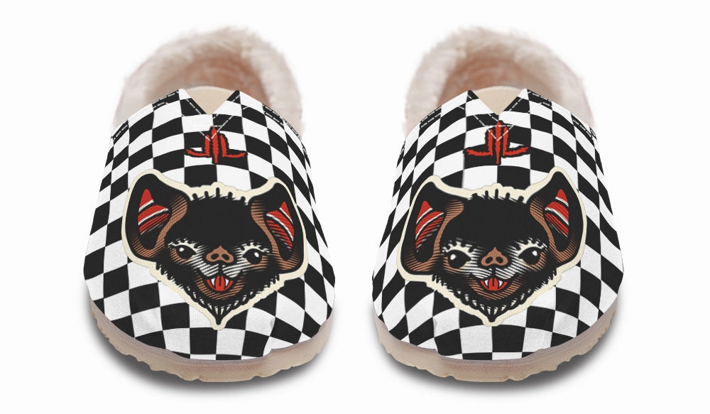 Commute Light Wide toe box Checkered Bats V2 Winter Casual Shoes