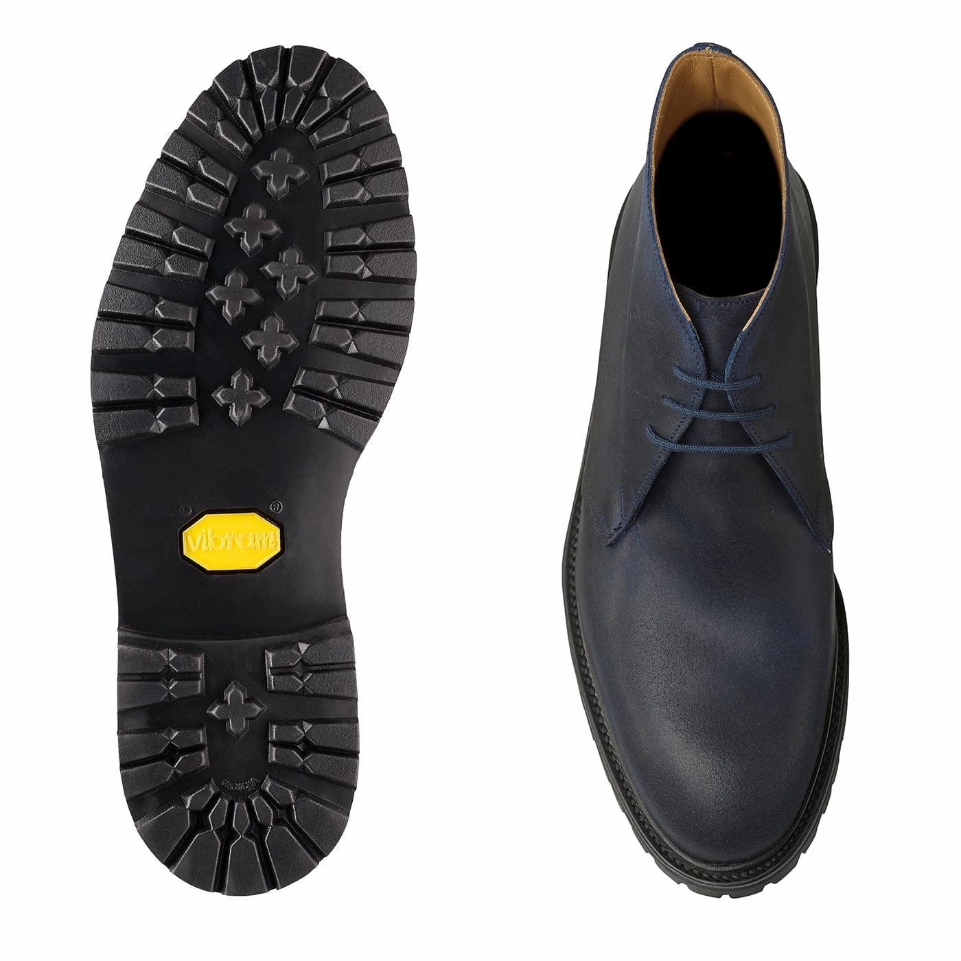 Western Style Deep Freeze Chepstow 4 Navy Rough-Out Suede