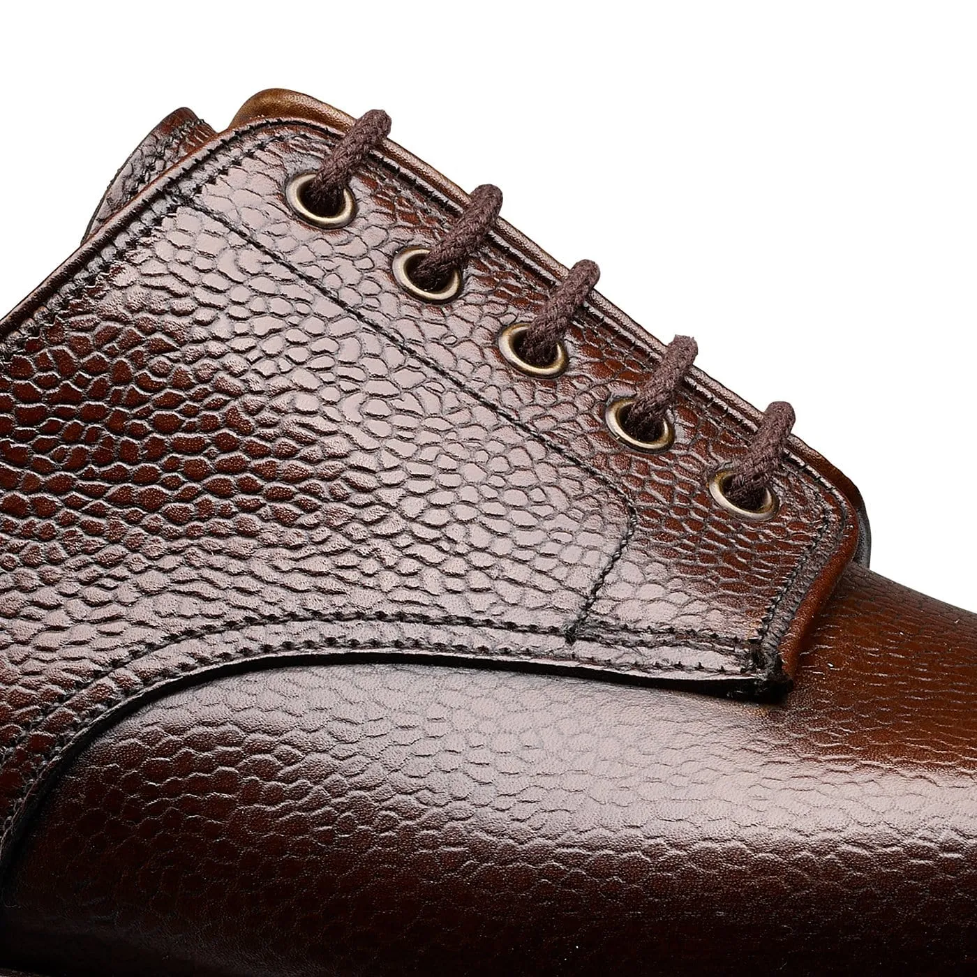 Sandhurst Dark Brown Scotch Grain Hand Work Full Grain