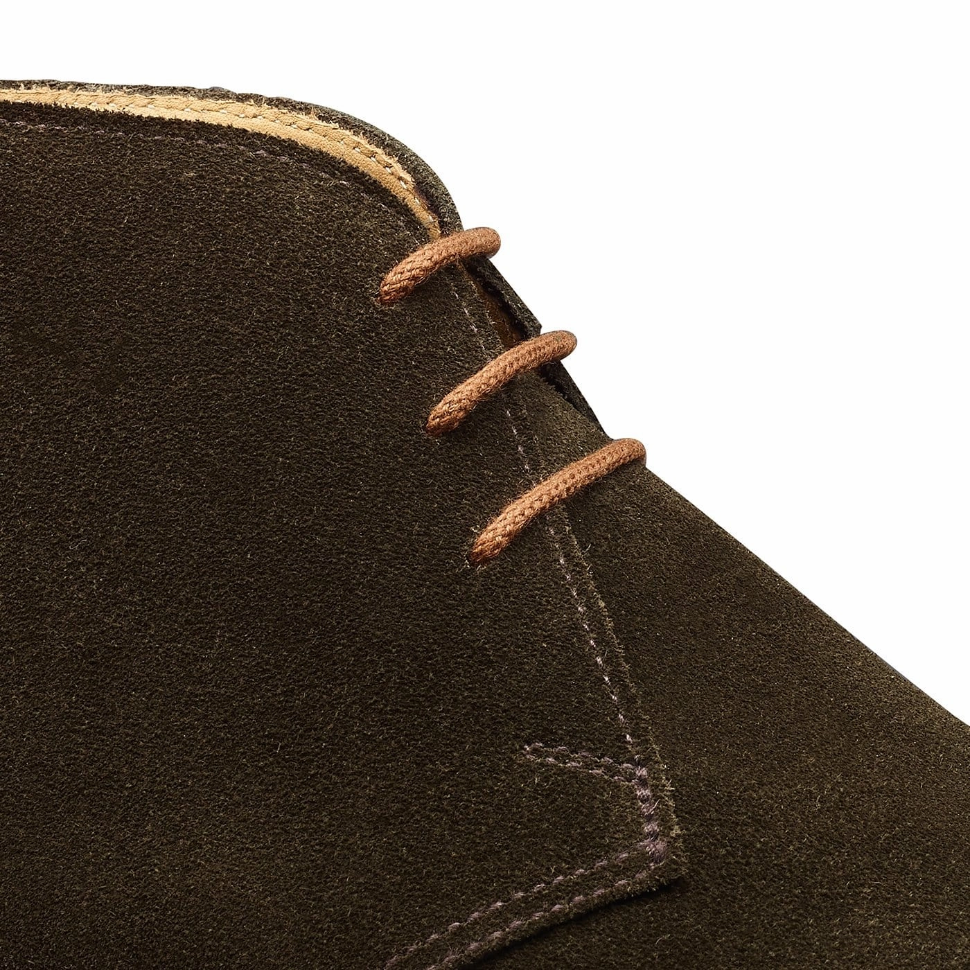 Chiltern Earth Green Suede Synthetic Upper