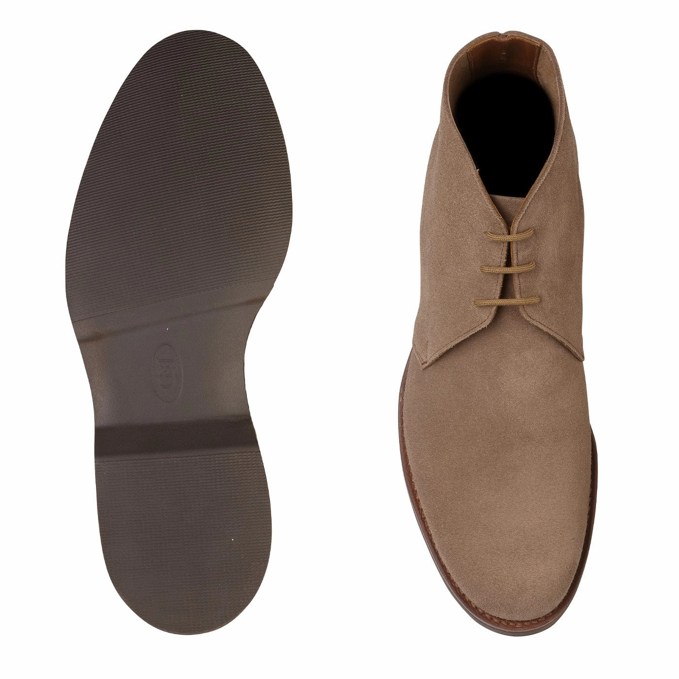 Chukka 4 Taupe Reverse Butt Suede Slip Resistant Rugged Wear
