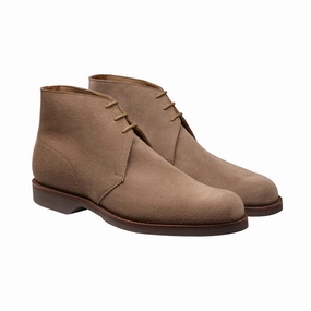 Steel Cap All Fit Chukka 4 Taupe Reverse Butt Suede