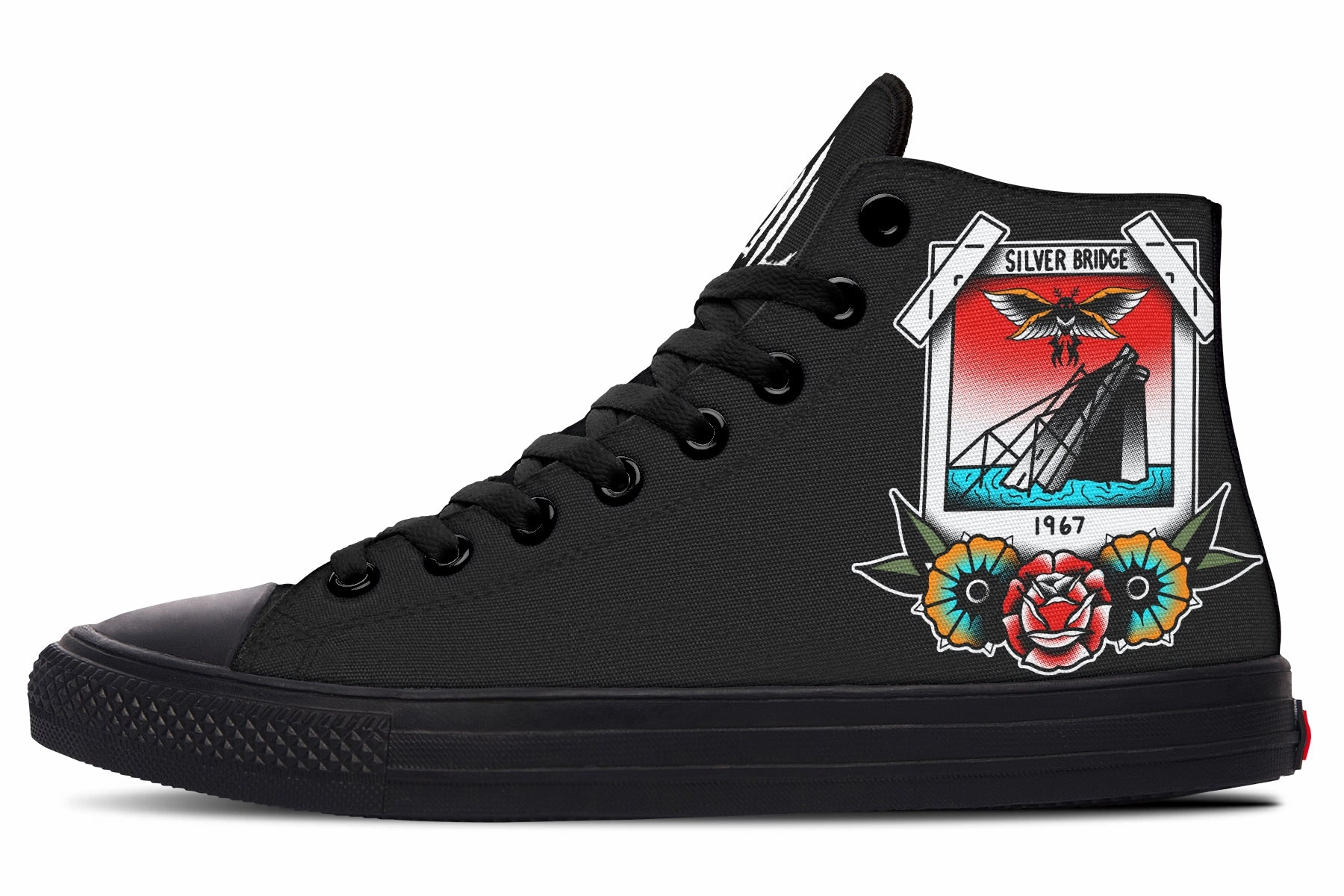 Flexible Fit Mothman Photo High Tops