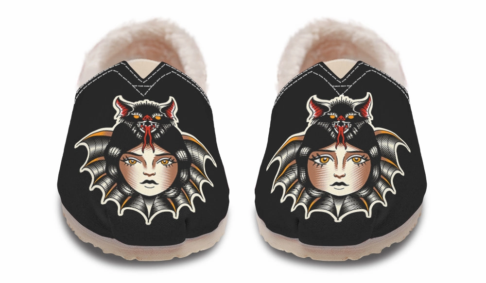 Bat Lady Winter Casual Shoes Virtual Step Dock Easy