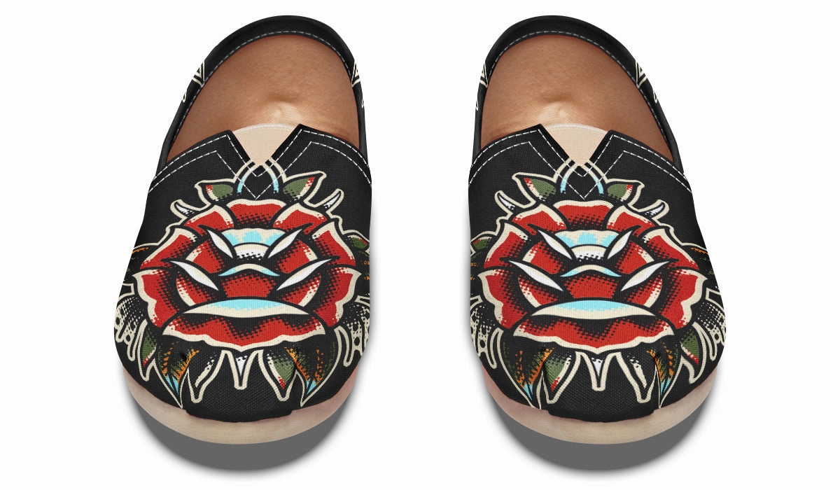 Traditional Rose Casual Shoes Dust Free