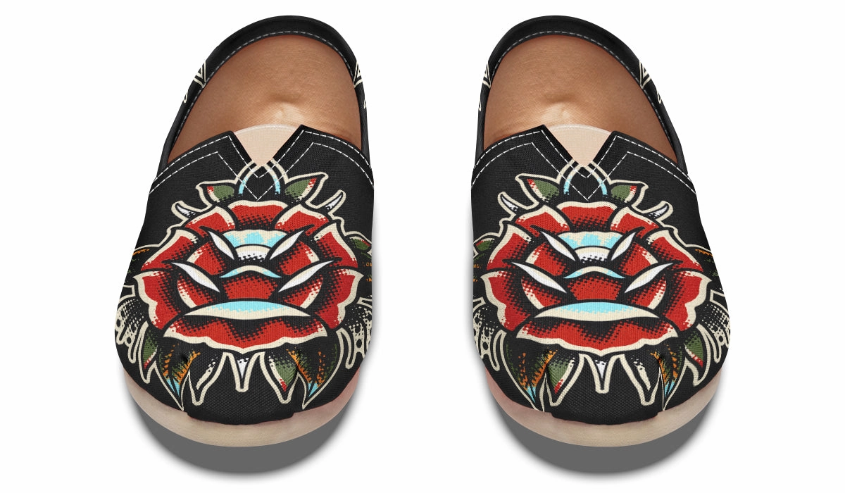 Traditional Rose Casual Shoes Dust Free