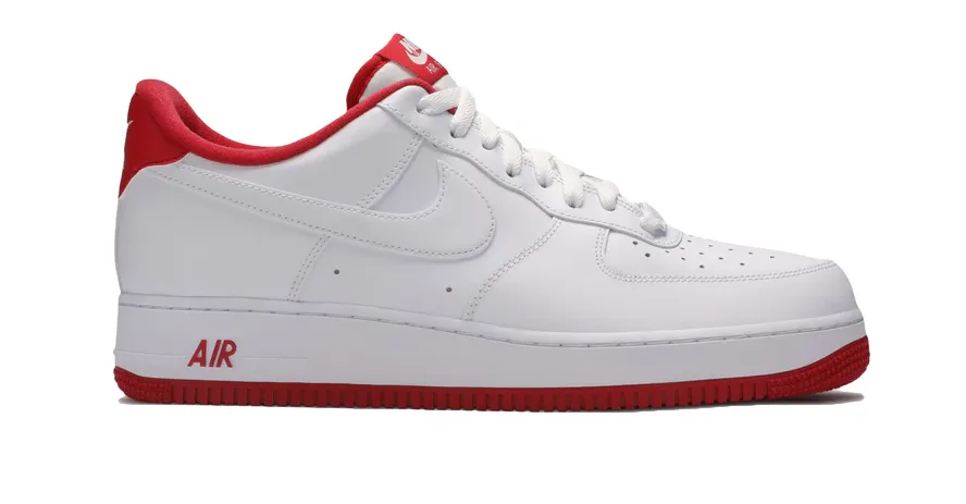 Silk Feel Nike Air Force 1 Low White University Red (GS)