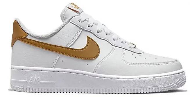 Nike Air Force 1 Low Next Nature White Gold (W) Posture aid Mesh Upper