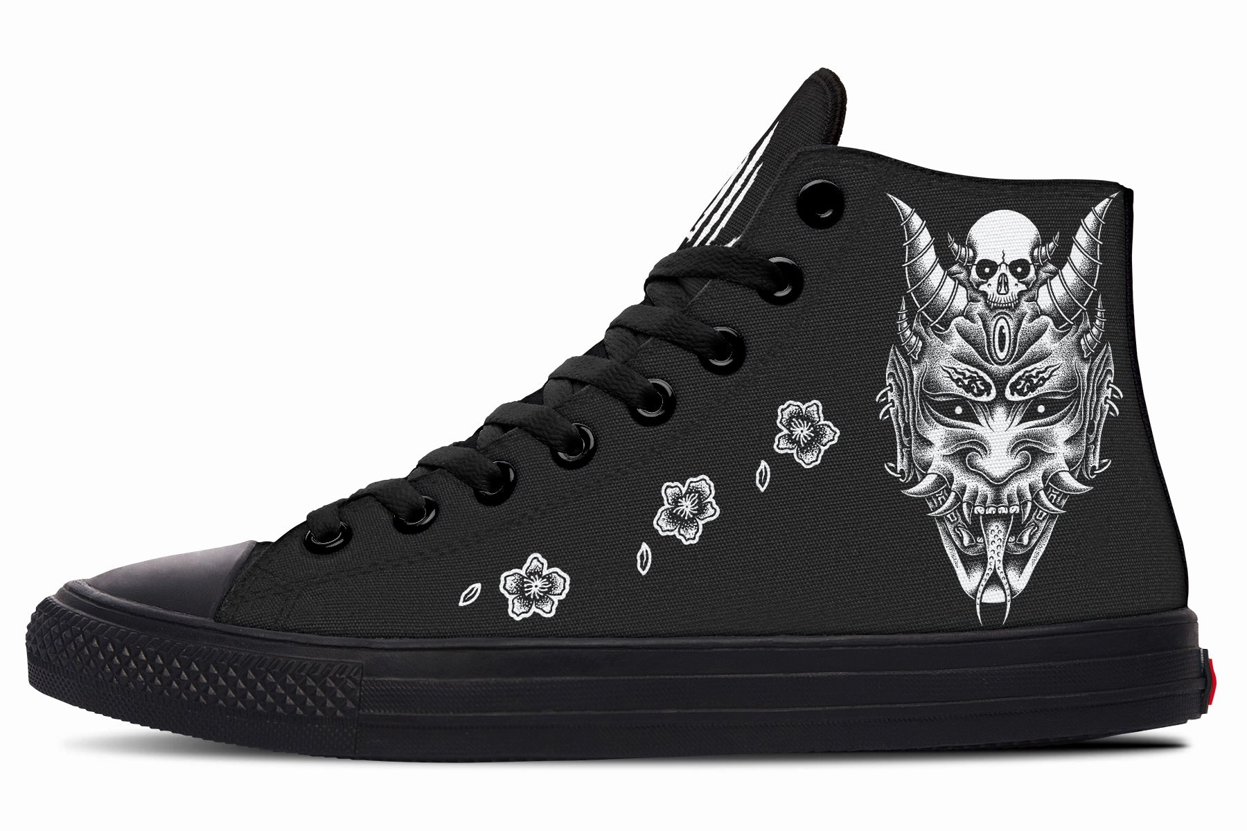 Hannya Mask High Tops Dry Fast Queen Fit