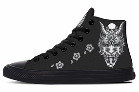 Hannya Mask High Tops Dry Fast Queen Fit
