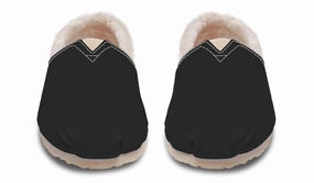 Black Winter Casual Shoes velcro