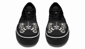 Undead Butterfly Girl Classic Shoes mesh construction Desert Cool