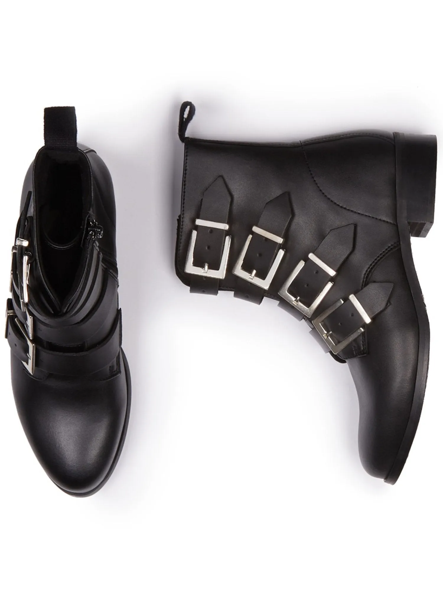 4 Strap Biker Boots Statement Piece Comfortable Stride