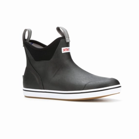 Quiet Chic ANKLE DECK BOOT BLACK