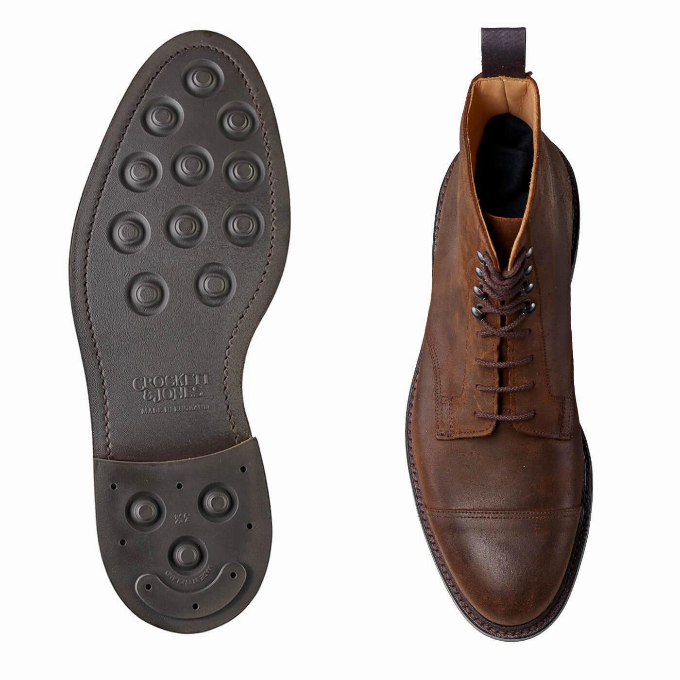 Coniston Dark Brown Rough-Out Suede Supportive Stylish Look