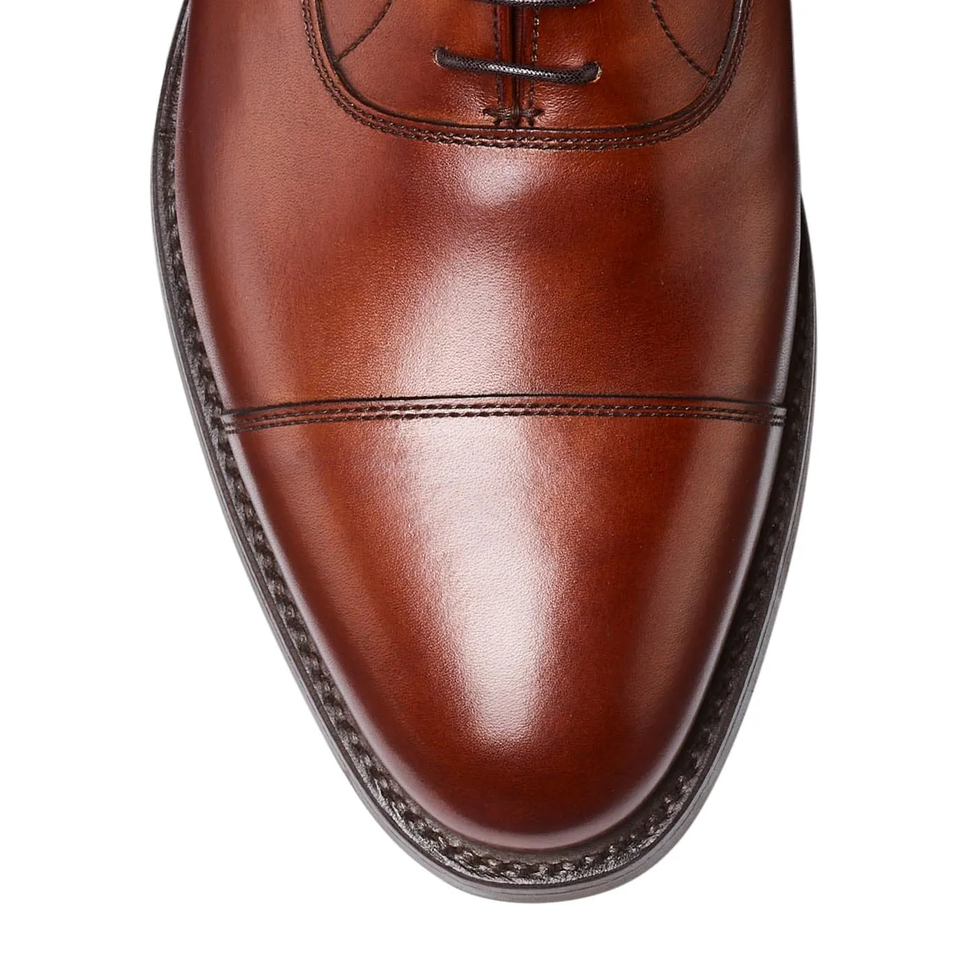 Long Wear Stain Proof Connaught 2 Chestnut Burnished Calf (City Sole)