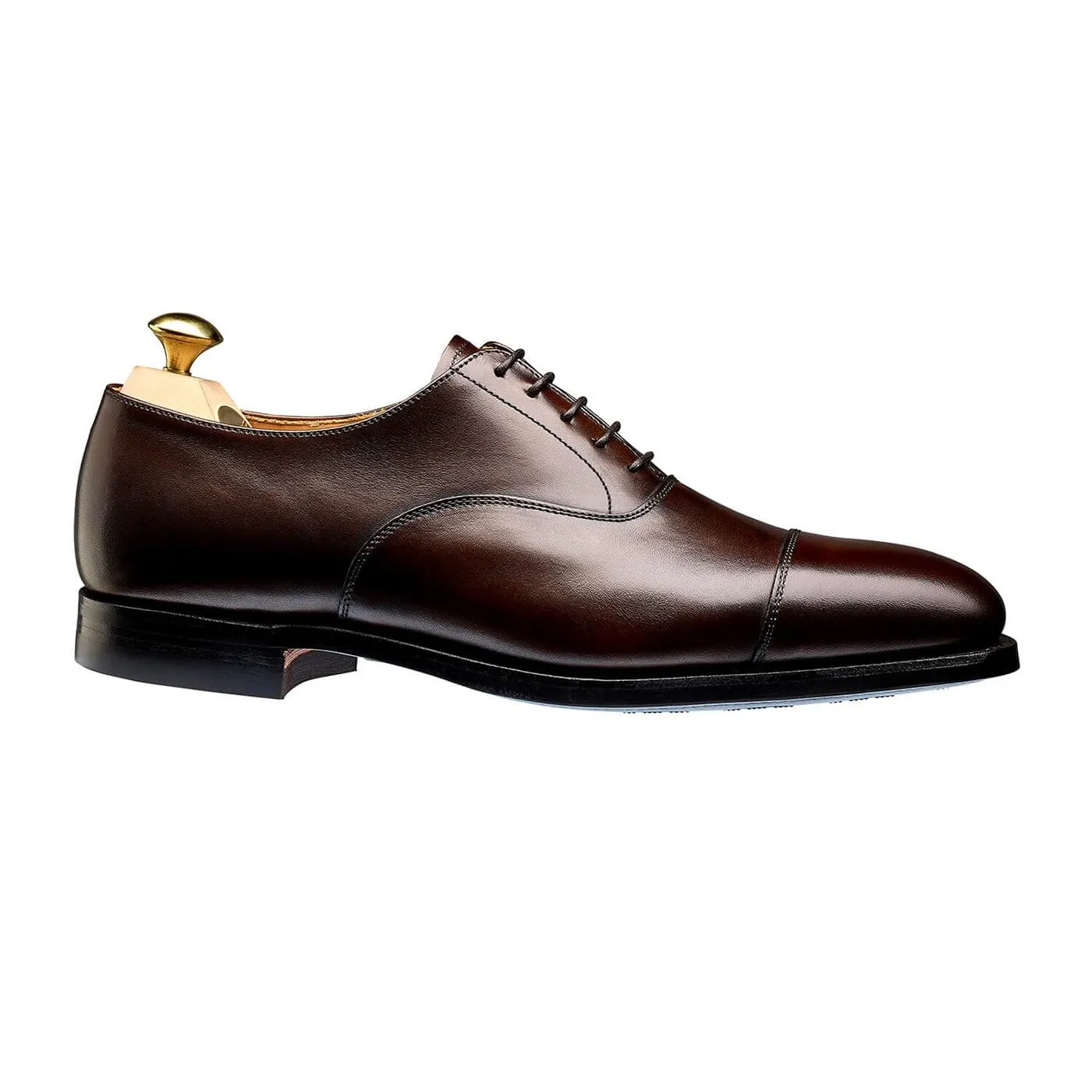 Client Meet Confident Walk Connaught 2 Dark Brown Burnished Calf (City Sole)