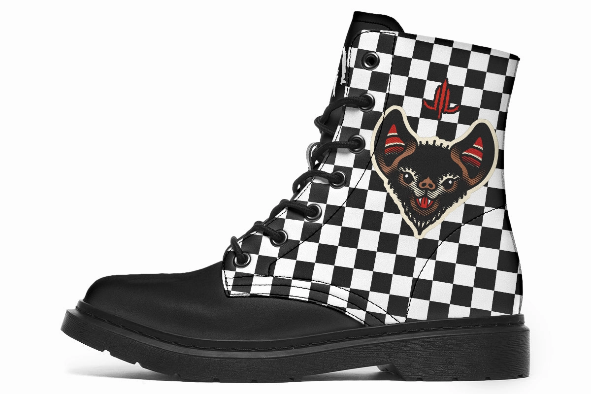 Checkered Bats V2 Boots Pack Safe Durable Construction