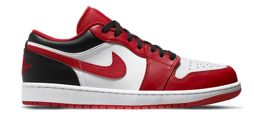 Air Jordan 1 Low Reverse Black Toe (GS) ??Bulls?? Elastic Sling