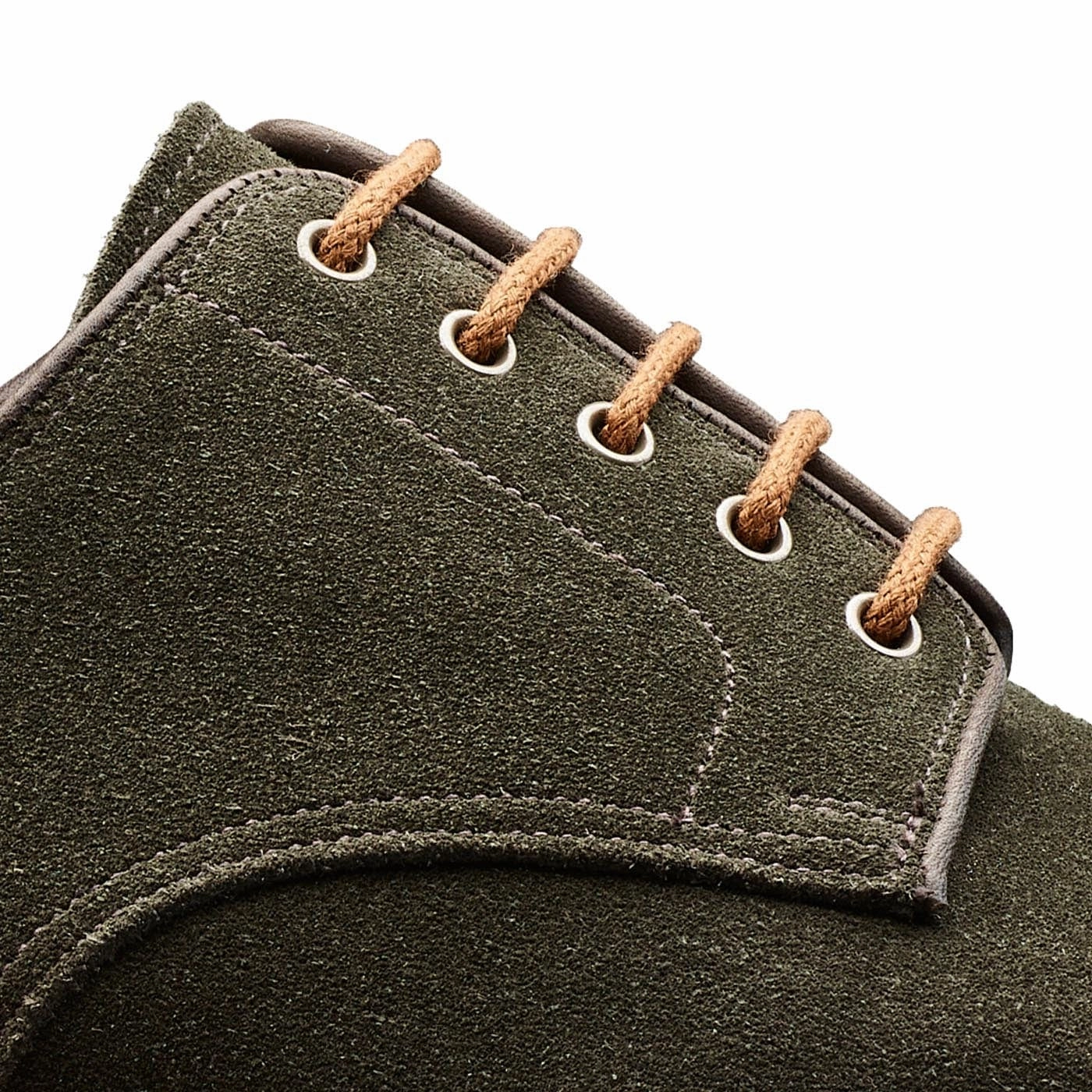 Summer cool Cornell Earth Green Suede