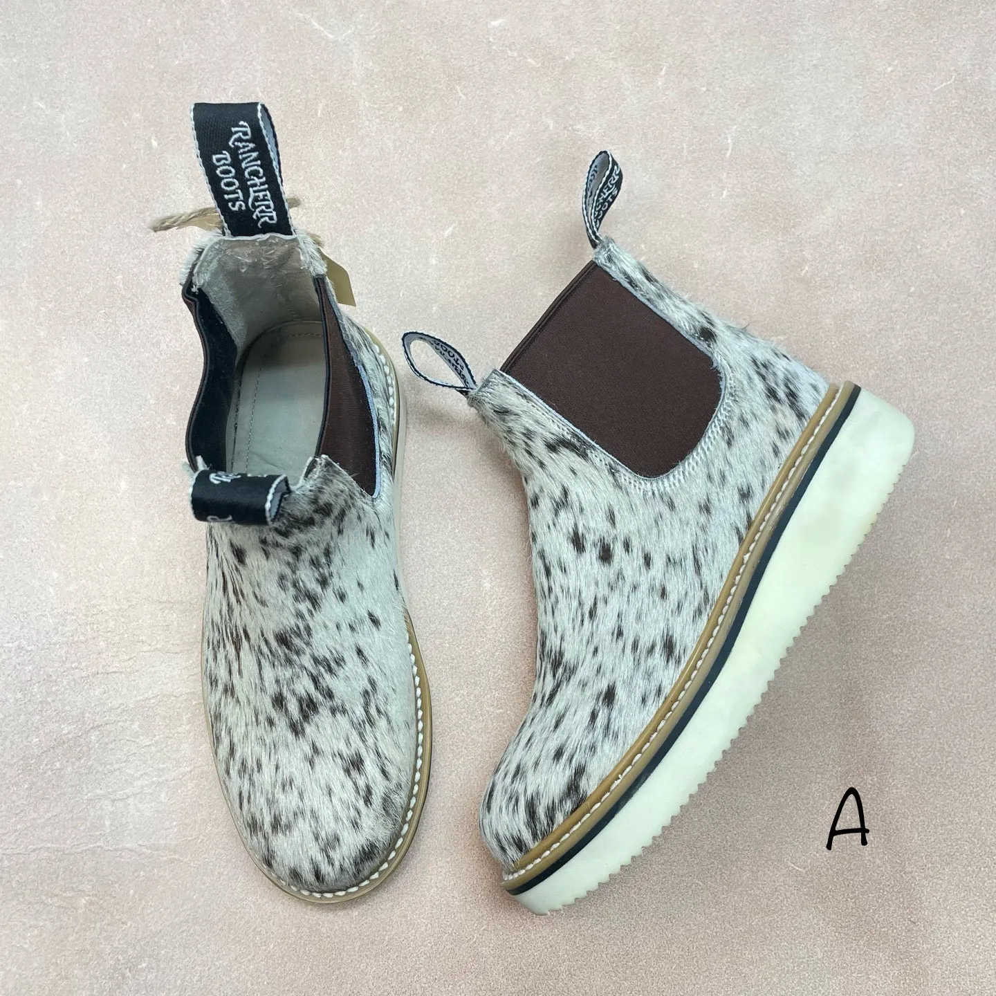 Cowhide Lechera - Size 5.5 Protective Layer Rough Ready