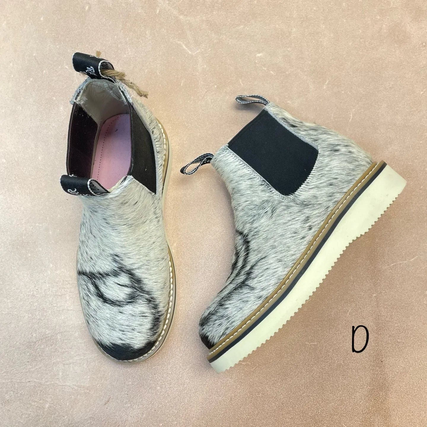 Anti-Slip Sole Cowhide Lechera - Size 7