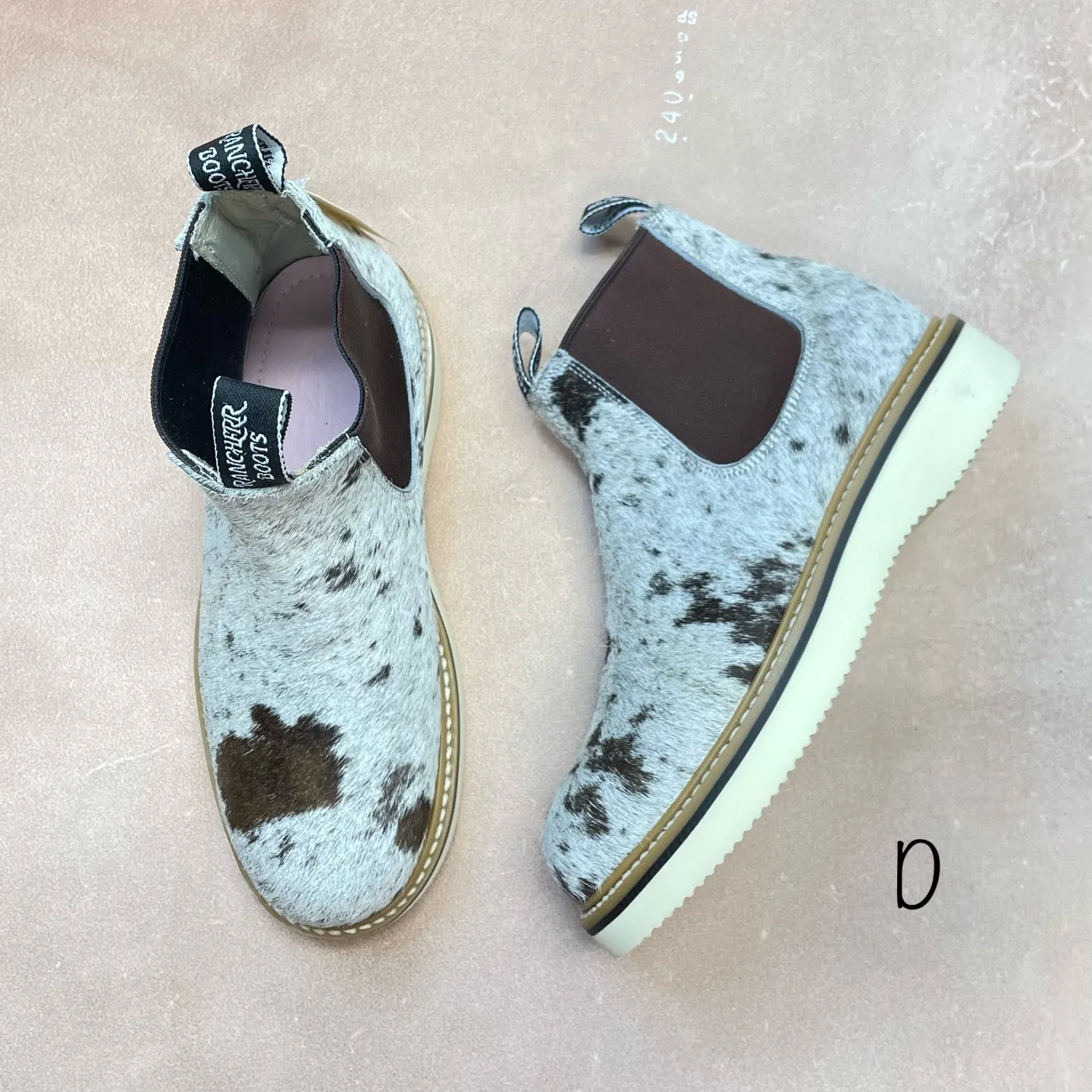 Cowhide Lechera - Size 9 Lightweight Footwear High   Quality Leather