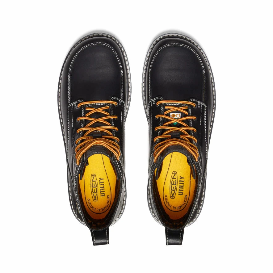 CSA Work Boot: San Jose 6" WP - Black Smooth Soles